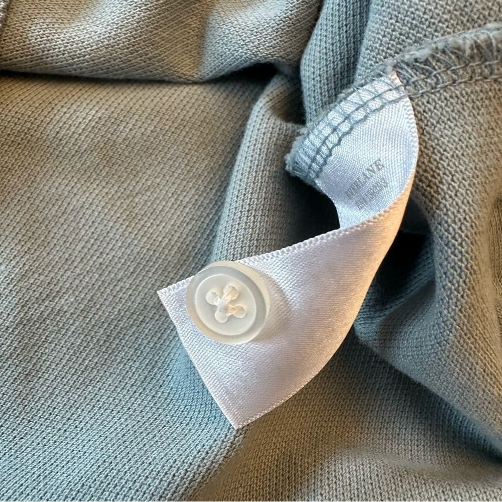 Everlane Dusty Blue Grey Polo Shirt - Picture 11 of 11